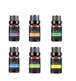 Organic Essential Oils Set Top Sale 100 Natural Therapeutic Grade Aromatherapy Oil Gift kit for Diffuser (Option: Set of 6 essential oils)