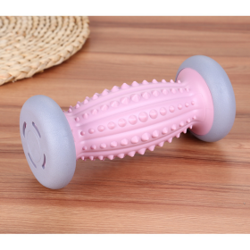 Foot Massage Roller For Plantar Fasciitis Relief, Foot Arch Pain, Myofascial Pain And Body Muscle Pain, Foot Massager Reflexology Tool (Color: Pink)