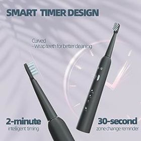 Electric Toothbrush For Adults,8 Brush Heads Toothbrush With 40000 VPM,Charge Once Last For 365 Days,6 HIGH-Performance Brushing Modes,Electric Toothb
