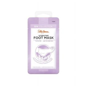 Sally Hansen Spa Collection Hydrating Foot Mask, Instant Dry Feet Remedy, 1 Pair, Foot Mask, Soft Feet, Infused with Vitamins and Nut Butters, Luxurio