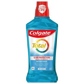 Colgate Total Advanced Pro-Shield Alcohol Free Mouthwash;  Peppermint;  1L