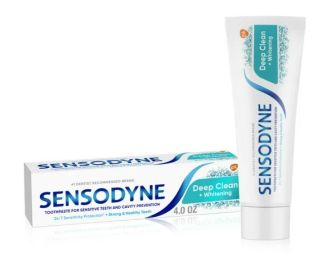 Sensodyne Deep Clean Whitening Sensitive Toothpaste, 4 Oz