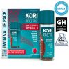 Kori Krill Oil Omega-3 600mg, 120 Softgels | Superior Omega-3 Absorption vs Fish Oil | No Fishy Burps | Omega-3 Supplement for Heart, Brain, Joint, Ey