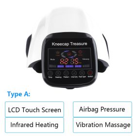Electric Heating Knee Pad Air Pressotherapy Massager Leg Joint Infrared Therapy Arthritis Pain Relief Knee Temperature Massage (Color: Airbag-Touch Screen, Ships From: China)